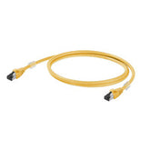 Weidmuller Patch cable, RJ45 IP20/ RJ45 IP20, yellow, 5m